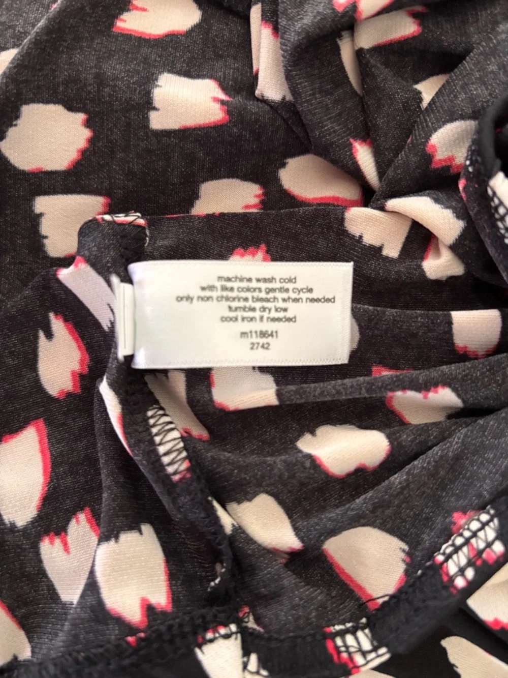 NWT Lane Bryant Classic Crop Collared Black/White Surplice Shirt Size 18-20 - Picture 6 of 8